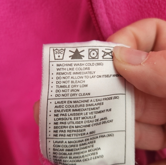 Vintage Nike full zip fleece hoodie log on sleeve, pockets with zippers. - Picture 10 of 10